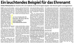 Ein leuchtendes Beispiel für das Ehrenamt